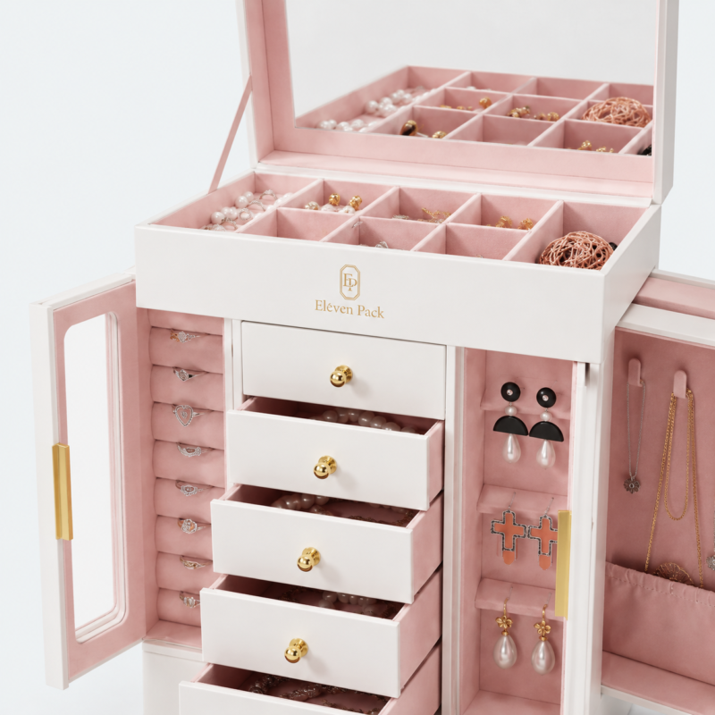White Jewelry Display - material or structure detail - JO-01-P50