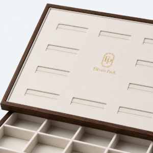 Peach Wood Handmade Jewelry Tray - material or structure detail - JO-01-P52