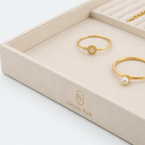 Stackable Ring Organizer Box - material or structure detail - JO-01-P6