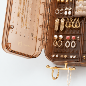 Clear Acrylic Wall-Mounted Jewelry Organizer Box - material or structure detail - JO-01-P7 Clear Acrylic Wall-Mounted Jewelry Organizer Box - material or structure detail - JO-01-P7