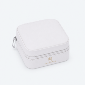 Custom Travel Jewelry Organizer - closed product view - JO-02-P6 Custom Travel Jewelry Organizer - closed product view - JO-02-P6