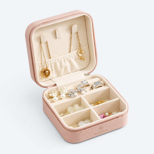 Travel Jewelry Organizer - open product view - JO-02-P7