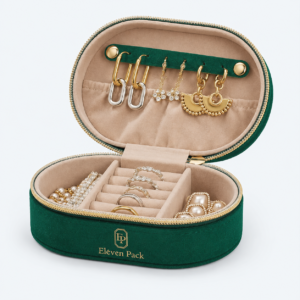 Portable Jewelry Organizer Box - material or structure detail - JO-02-P8