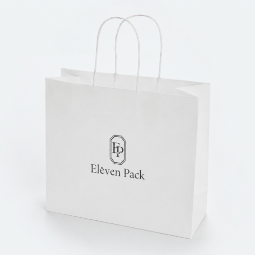 Kraft Paper Jewelry Paper Bag - open product view - PB-BM-01-P1