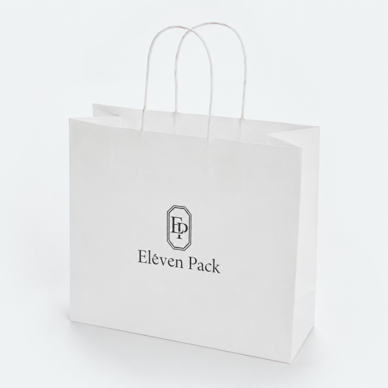 Kraft Paper Jewelry Paper Bag - open product view - PB-BM-01-P1 Kraft Paper Jewelry Paper Bag - open product view - PB-BM-01-P1