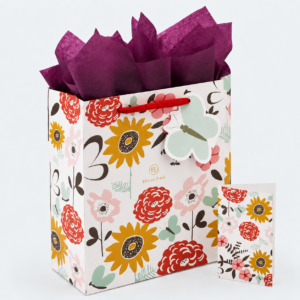 Wrapping Paper and Gift Bag Set - closed product view - PB-BM-01-P8