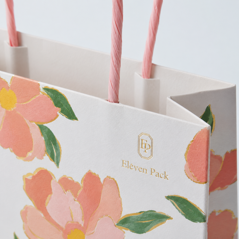 White Paperboard Jewelry Paper Bag Card - material or structure detail - PB-BM-06-P2