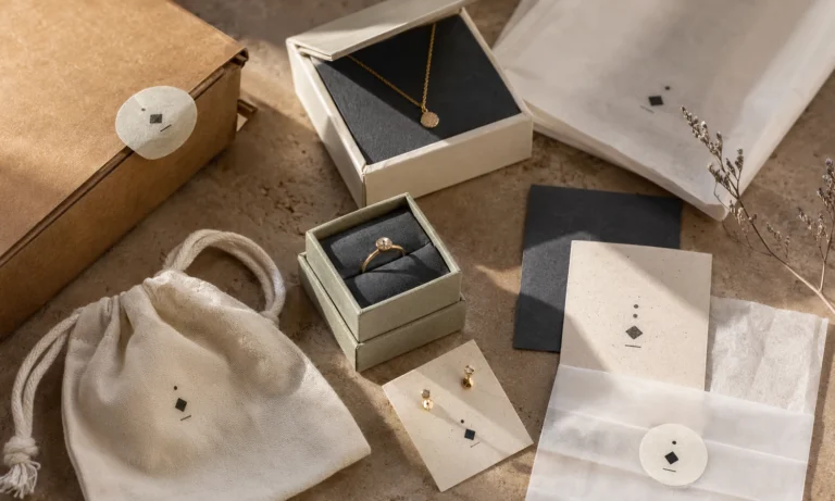 plastic-free jewelry packaging ideas for small jewelry brands