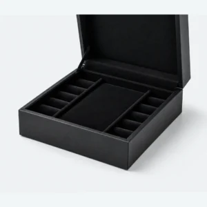 Close-up of the black multi-slot jewelry insert