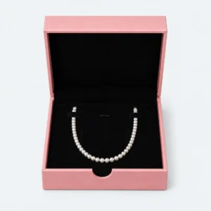 Custom Pink Cardboard Drawer Jewelry Box - open product presentation Custom Pink Cardboard Drawer Jewelry Box - open product presentation
