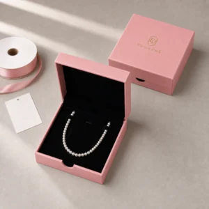 Custom Pink Cardboard Drawer Jewelry Box - coordinated packaging set Custom Pink Cardboard Drawer Jewelry Box - coordinated packaging set
